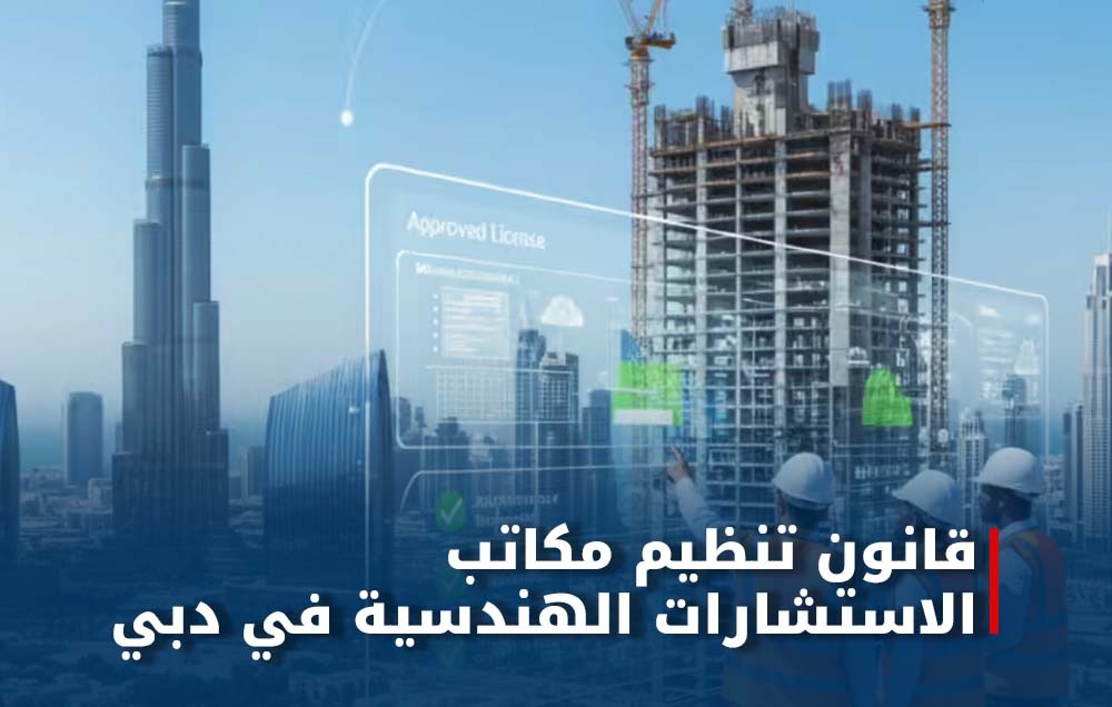 قانون تنظيم مكاتب الاستشارات الهندسية في دبي
